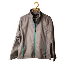 Pulse Men's Size XL Jacket Gray and Teal Lined Coat No Hood NWT